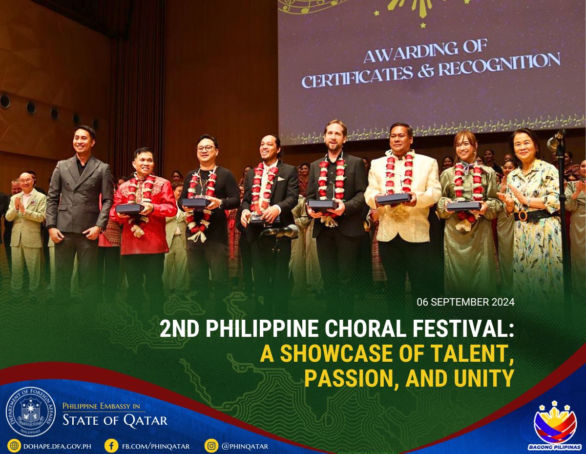 PHOTO 2 2nd Philippine Choral Festival in Doha 08 September 2024